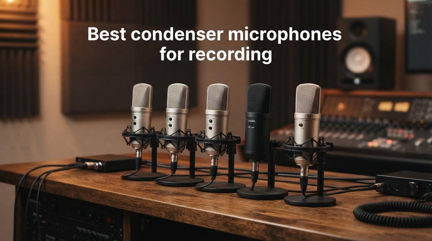 Best condenser microphones for recording