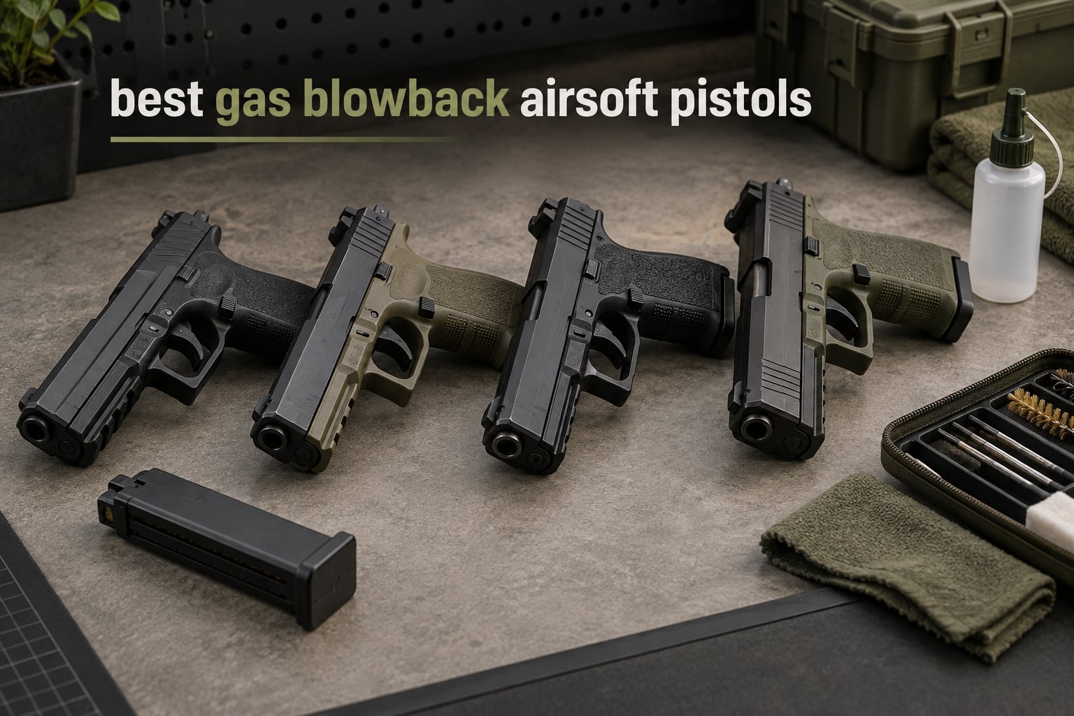 best gas blowback airsoft pistols