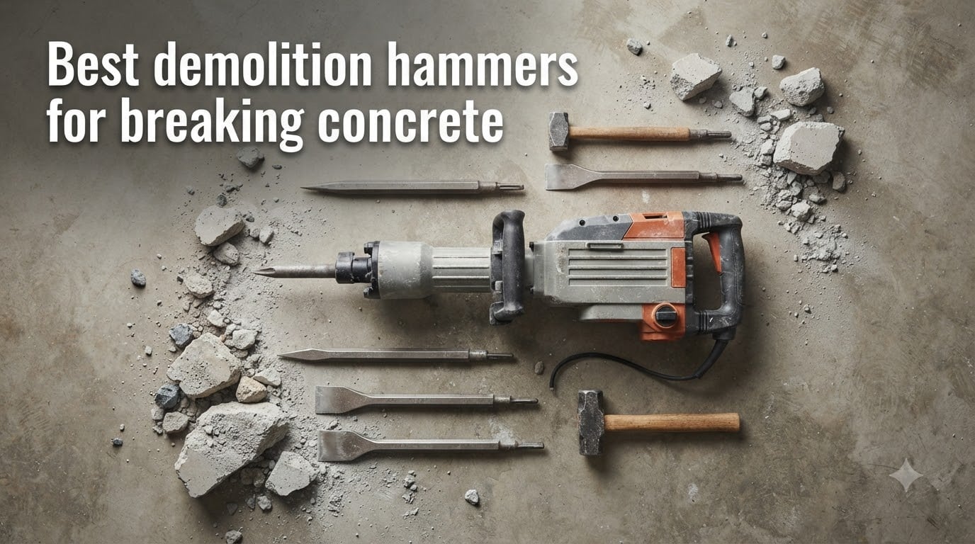 Best demolition hammers for breaking concrete