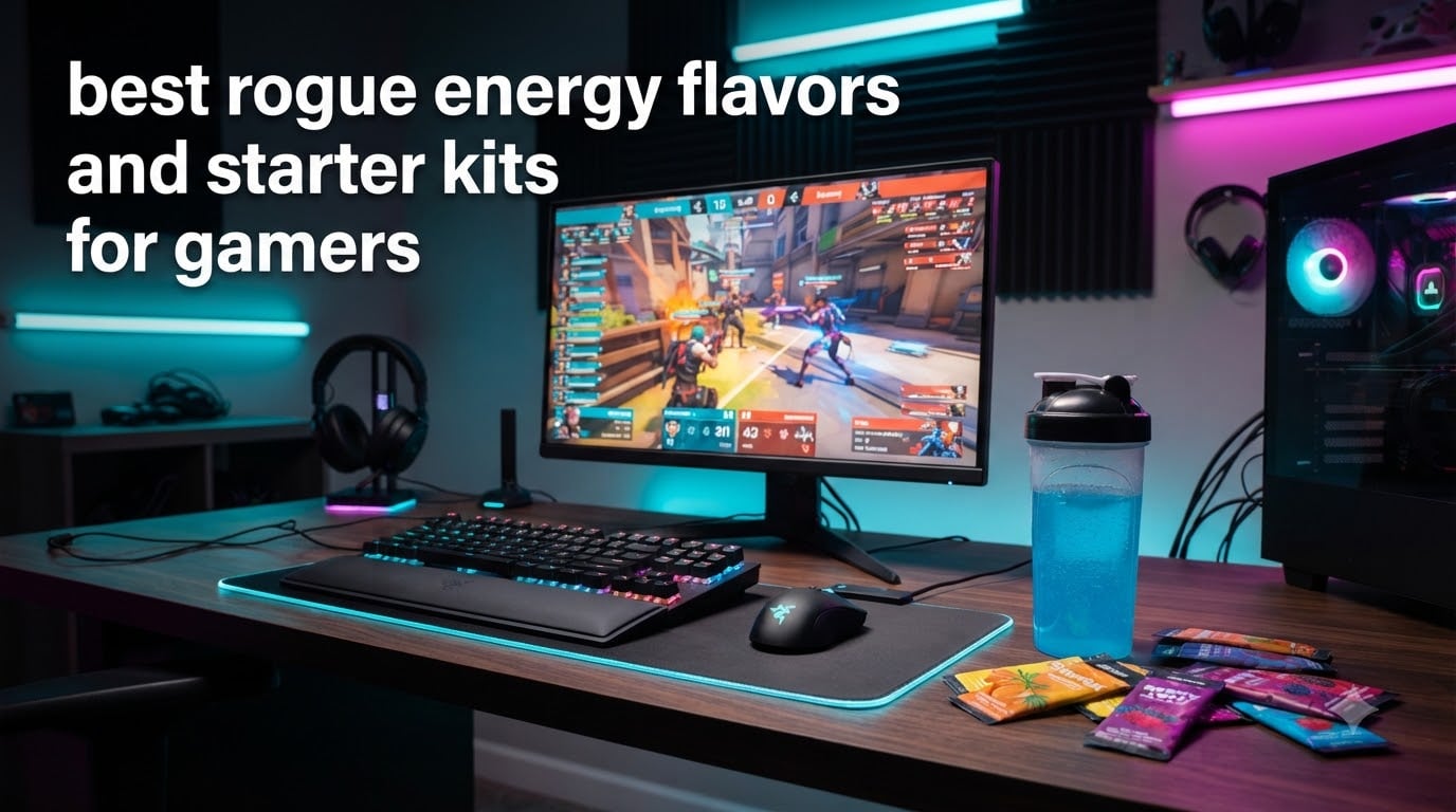 best rogue energy flavors and starter kits for gamers