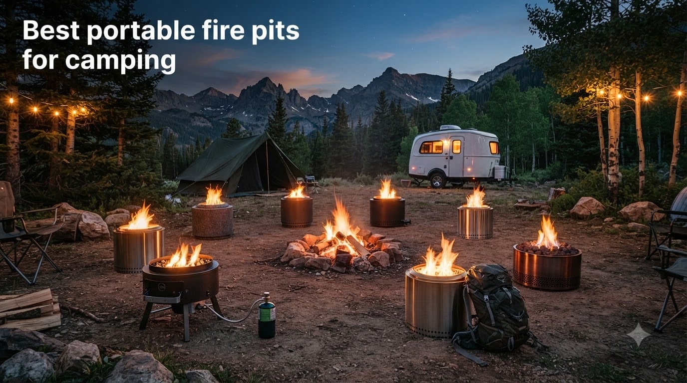 Best portable fire pits for camping