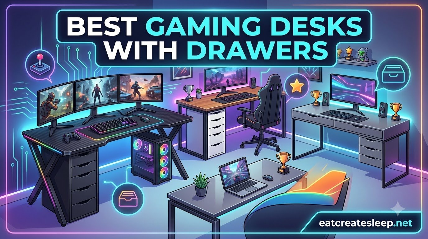 best gaming desks drawers