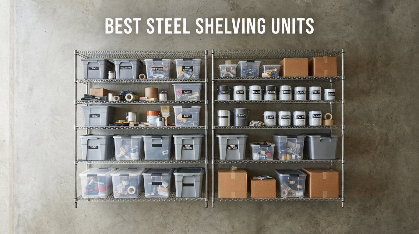 best steel shelving units