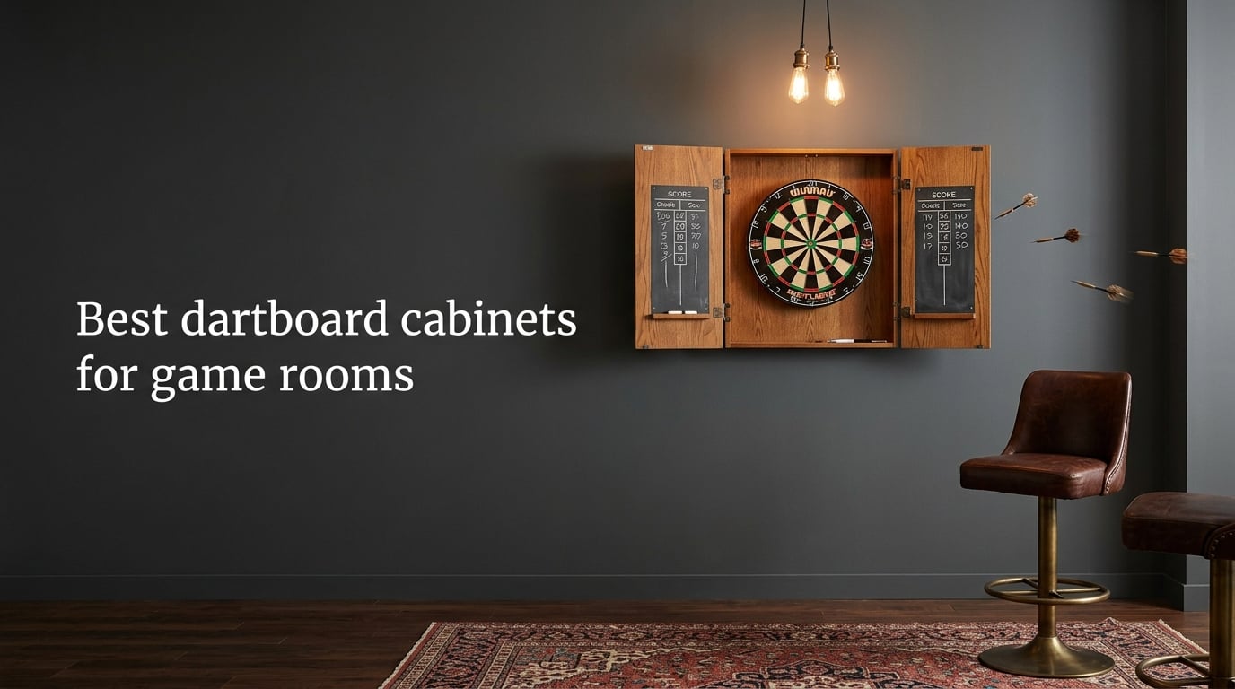 Best dartboard cabinets for game rooms