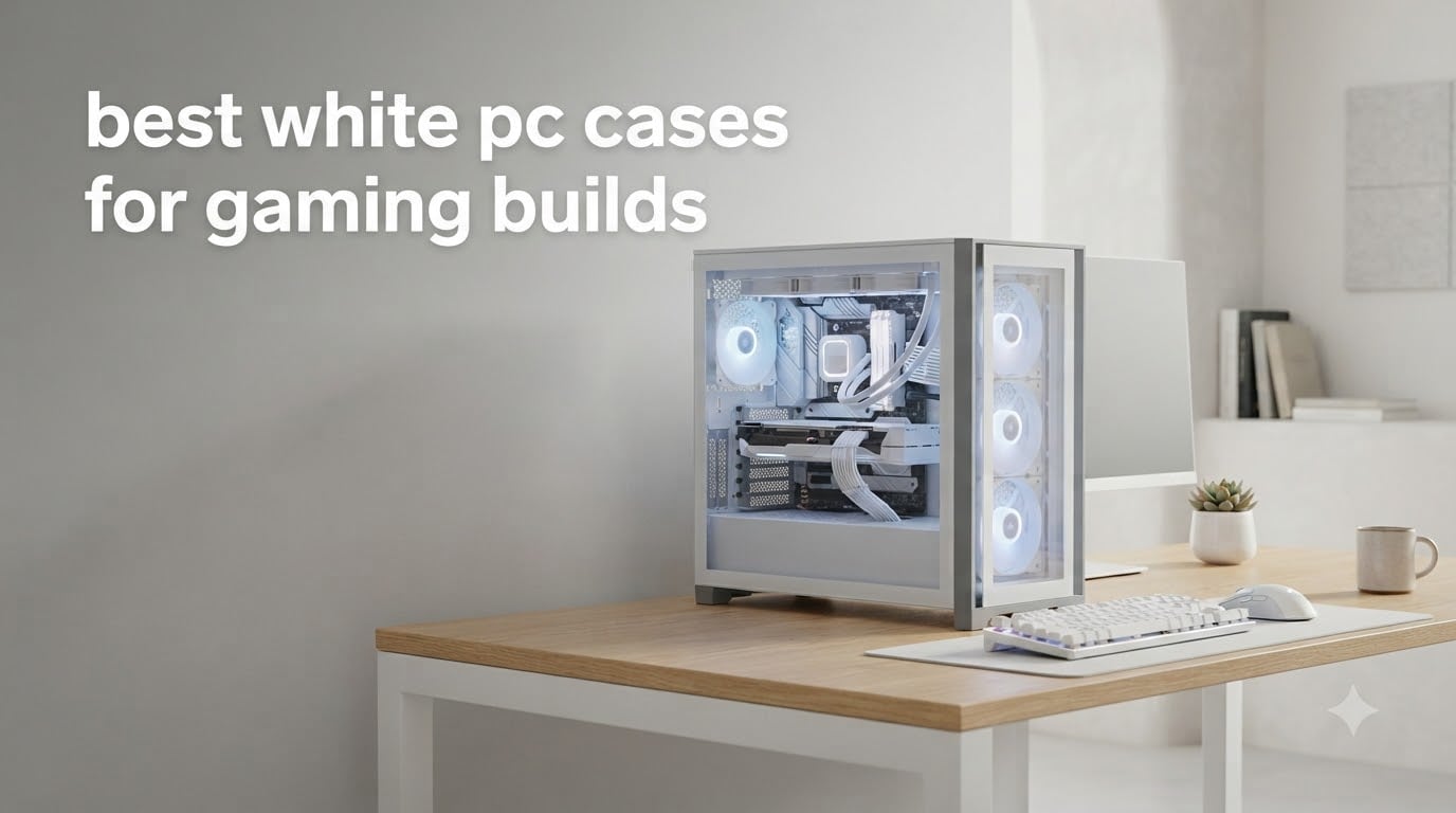 best white pc cases for gaming builds