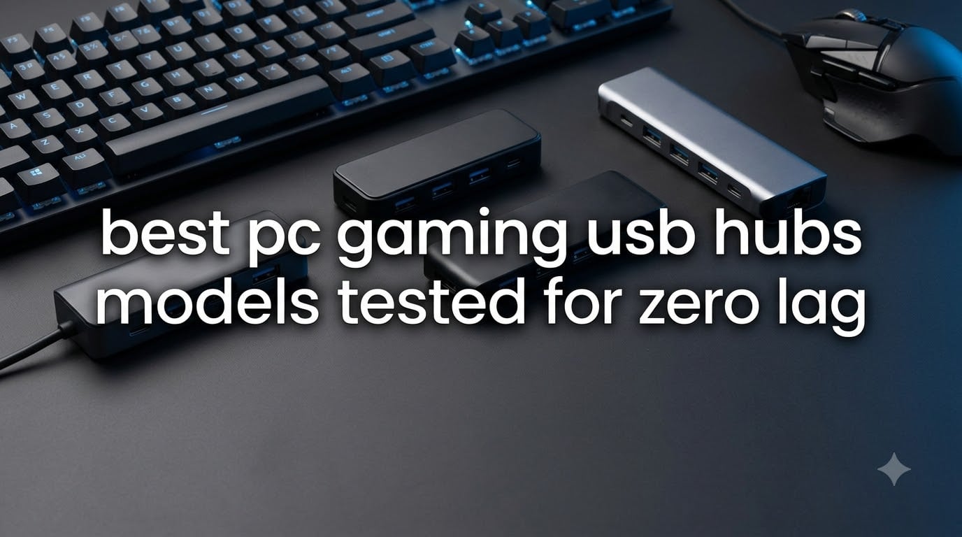 best pc gaming usb hubs models tested for zero lag