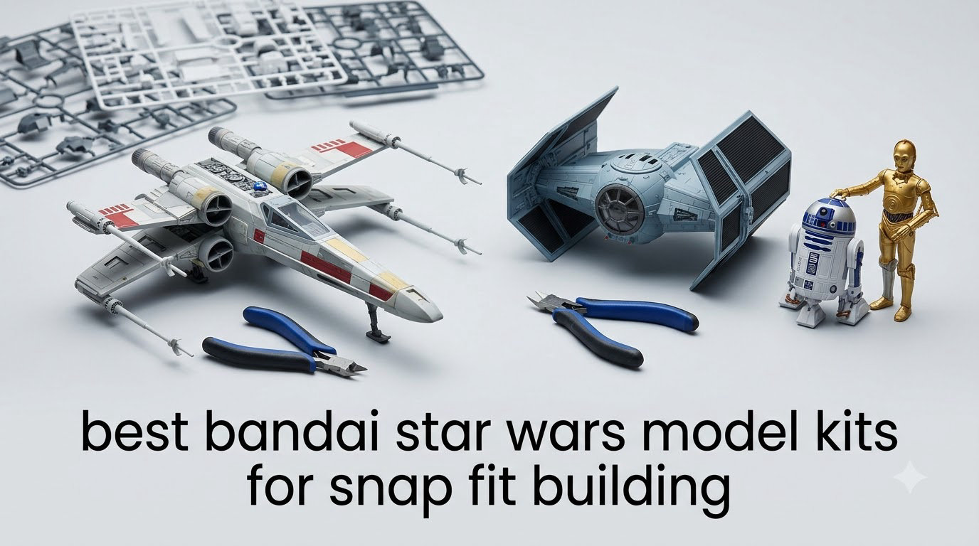best bandai star wars model kits for snap fit building