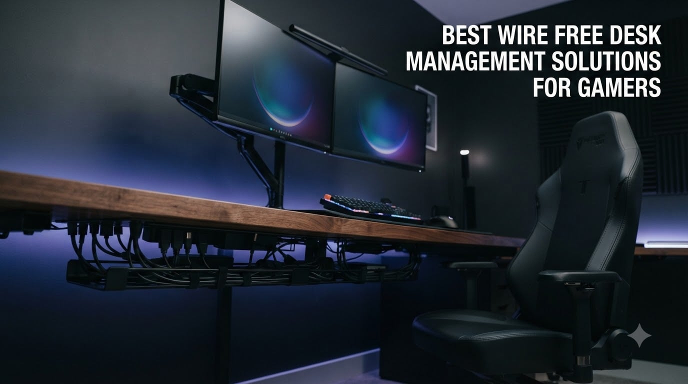 best wire free desks management solutions for gamers