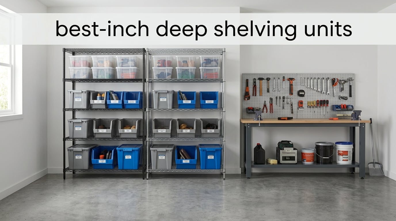 best 24-inch deep shelving units