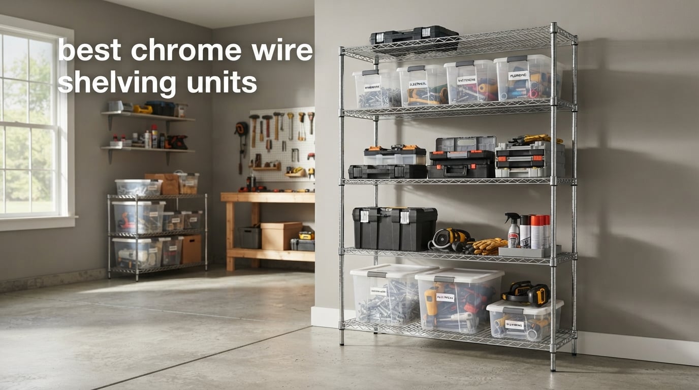 best chrome wire shelving units