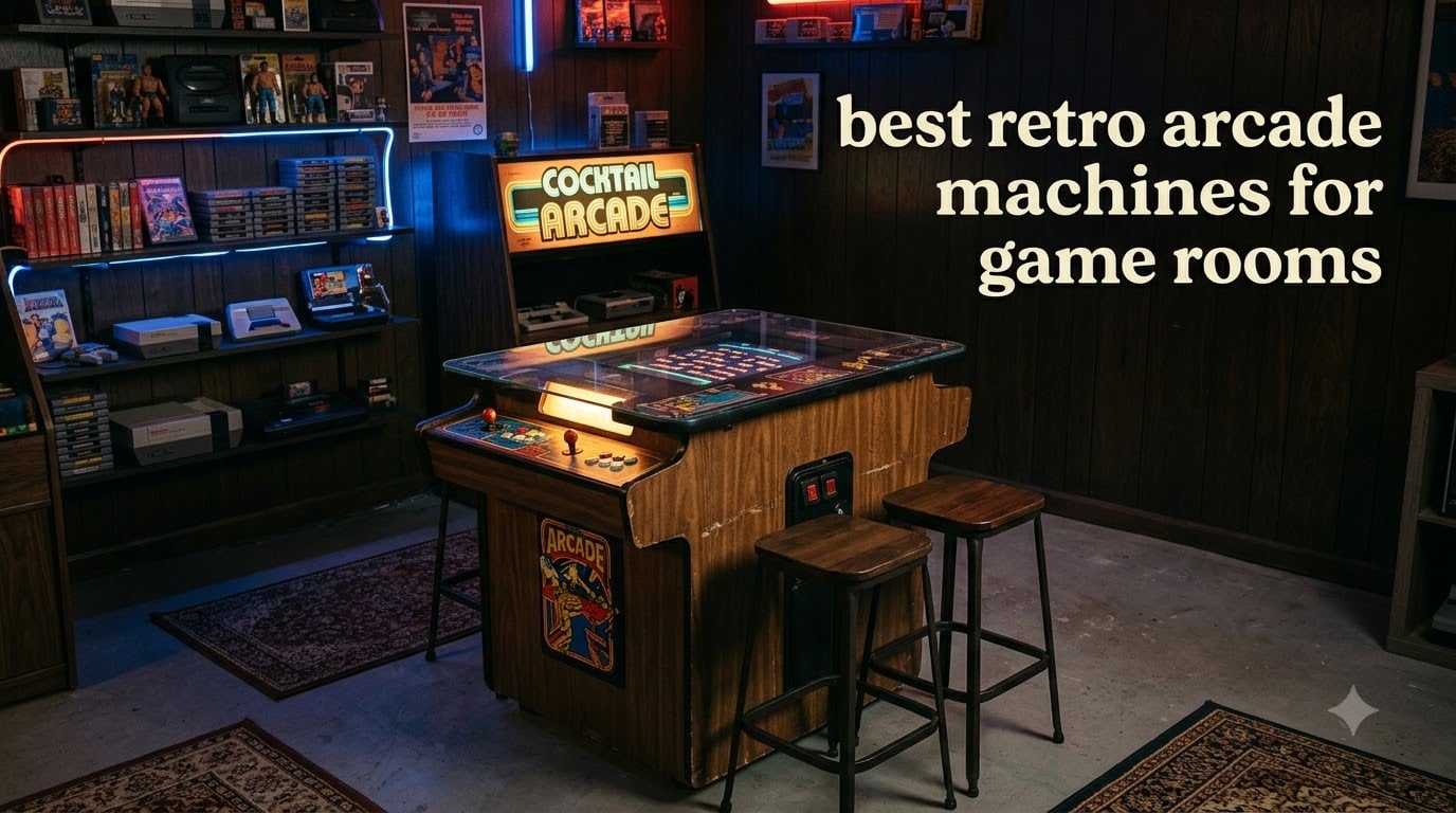 best retro arcade machines for game rooms