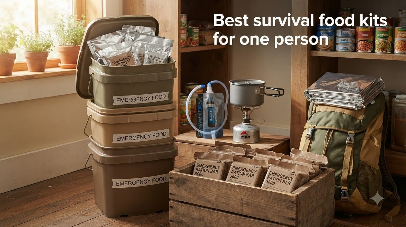 Best survival food kits for one person