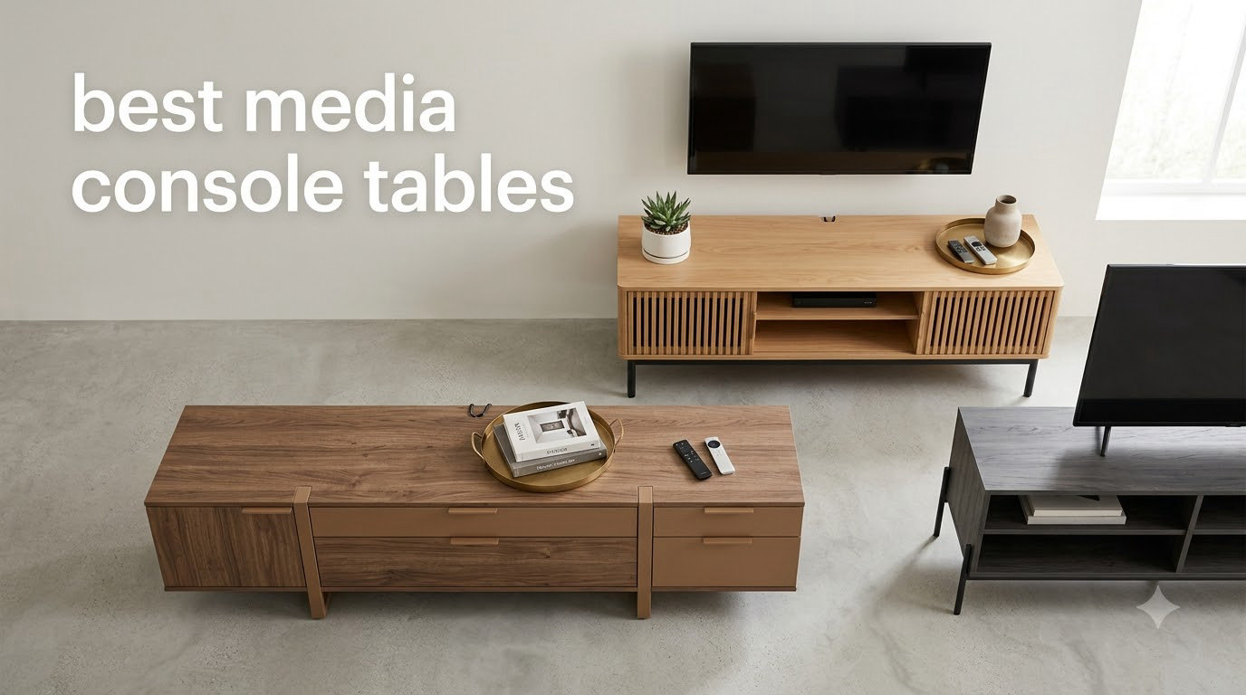 best media console tables