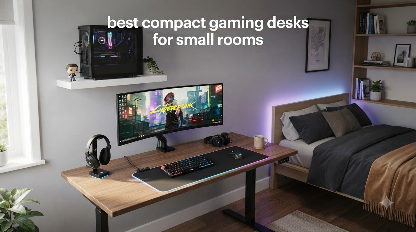 best compact gaming desks for small rooms