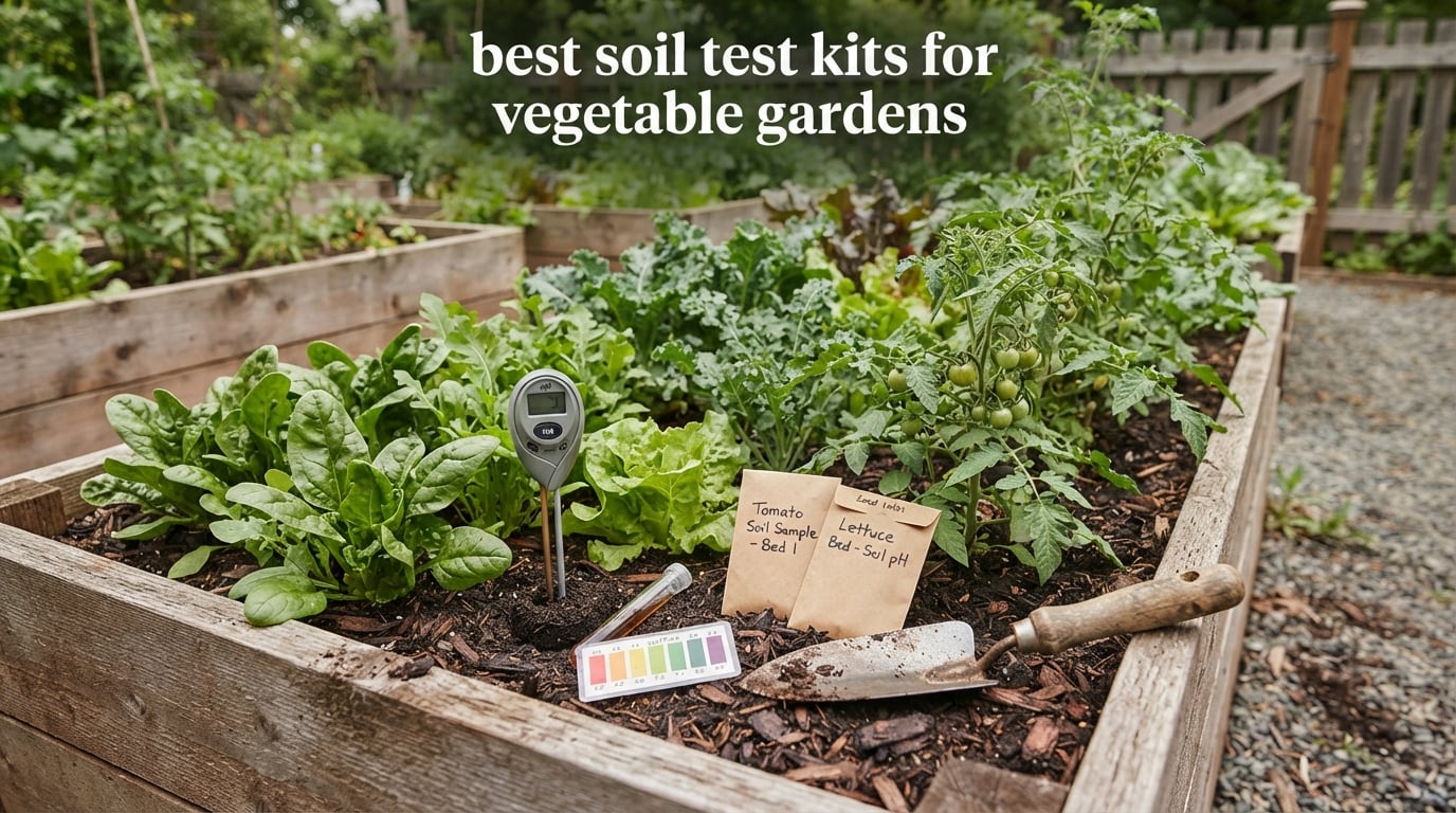 best soil test kits for vegetable gardens