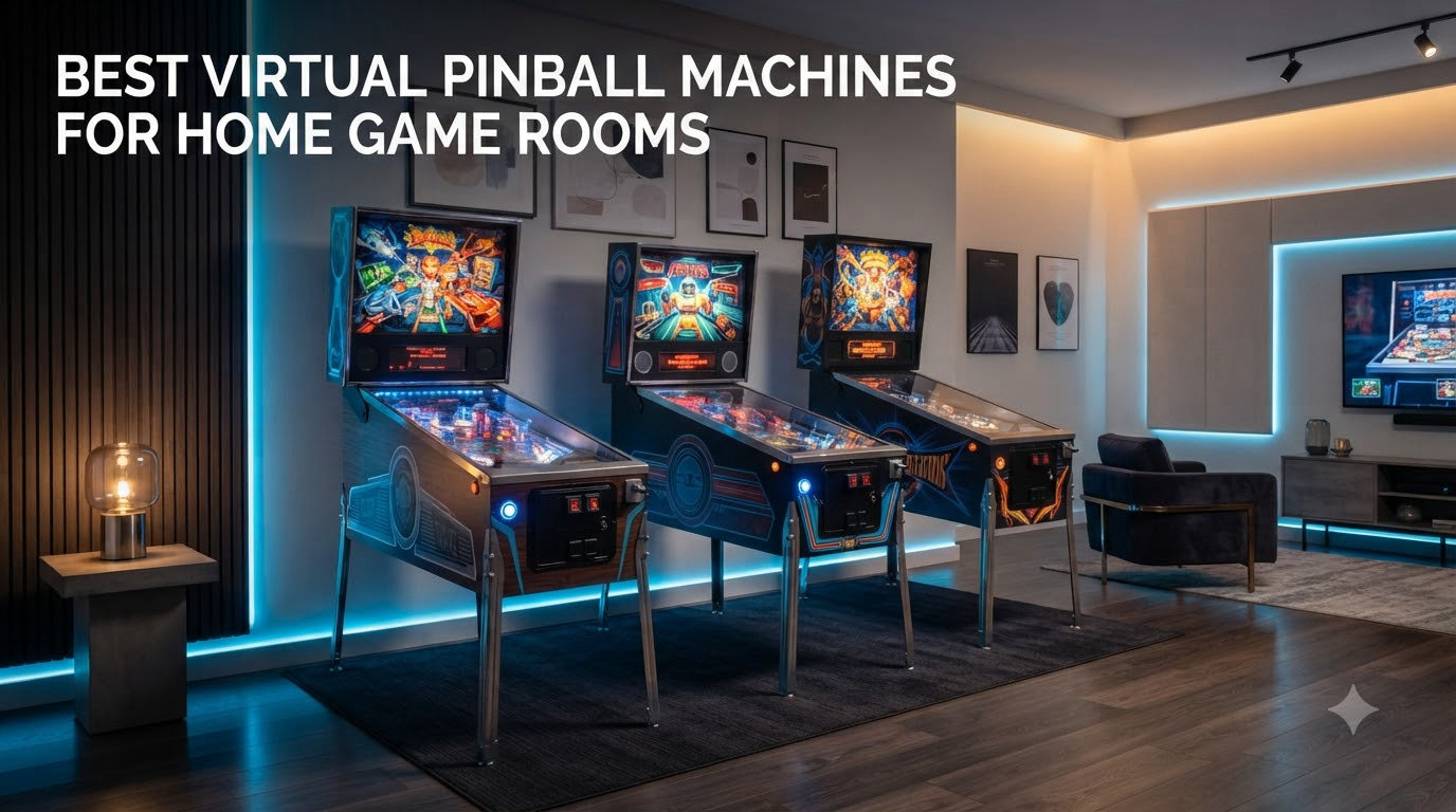 best virtual pinball machines for home game rooms