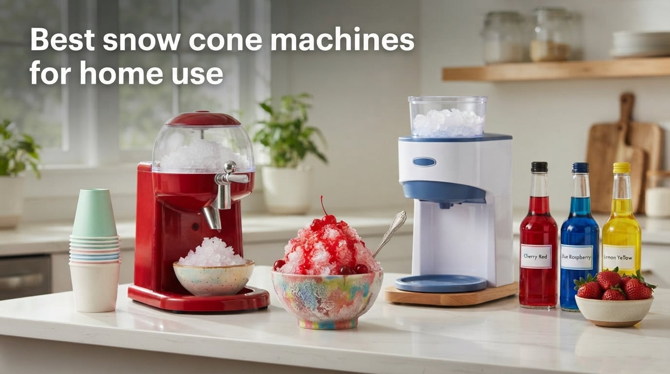 Best snow cone machines for home use