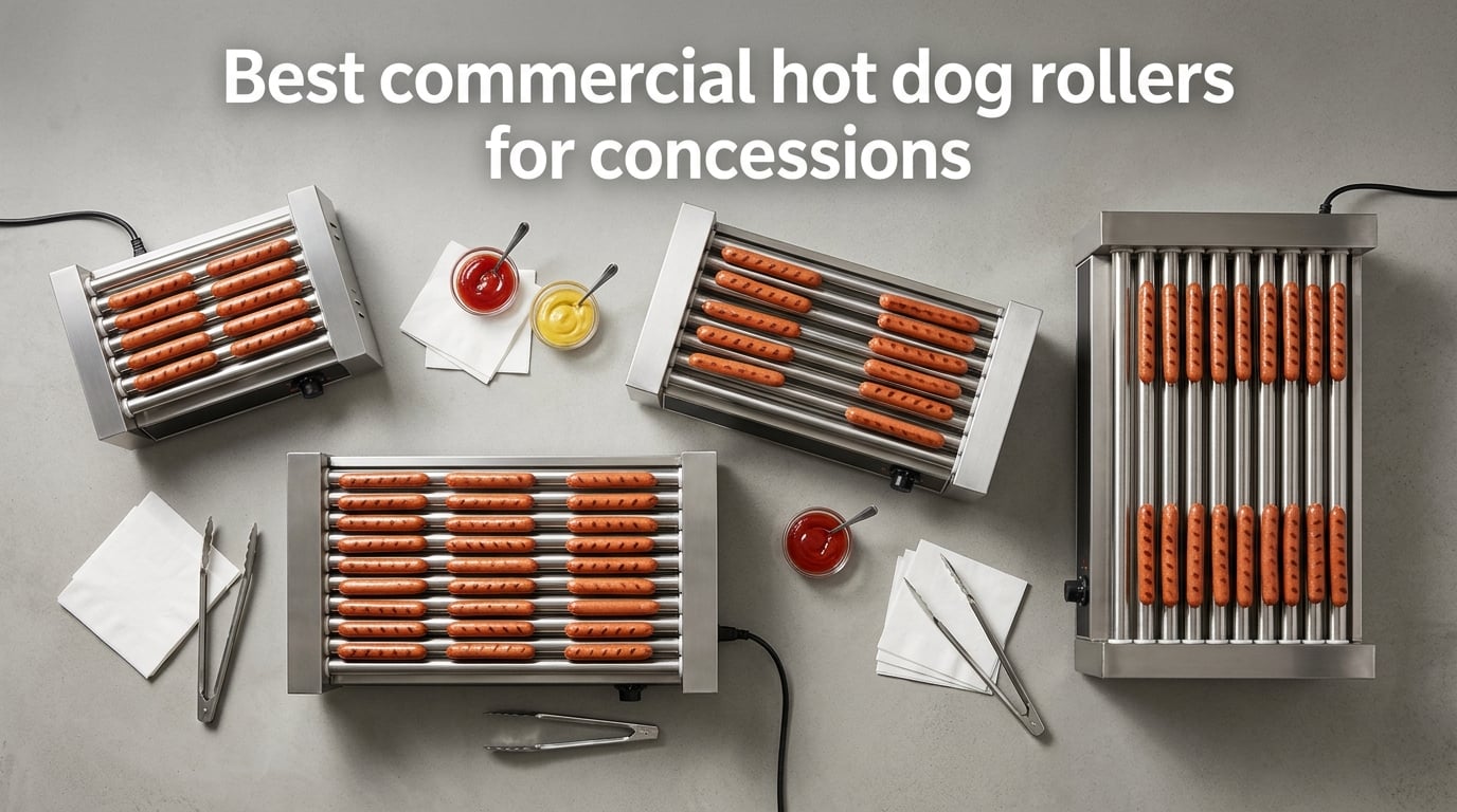 Best commercial hot dog rollers for concessions