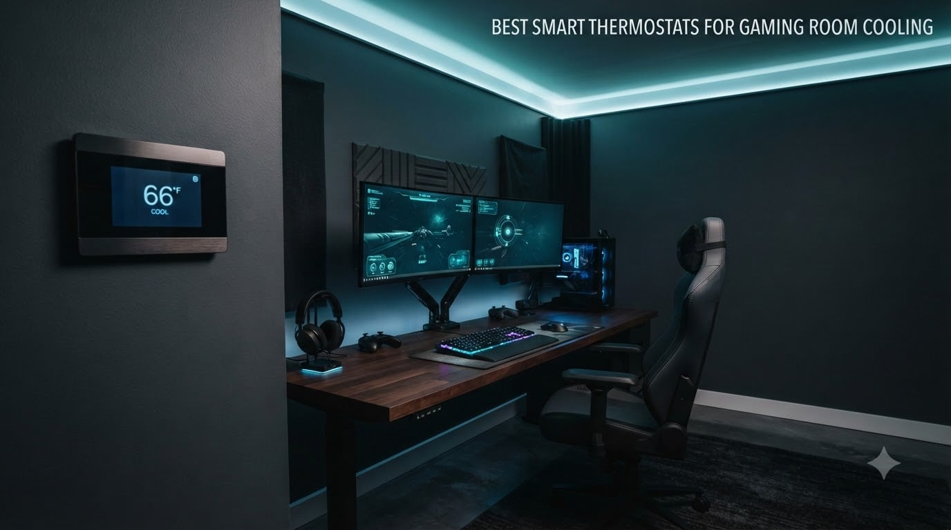 best smart thermostats for gaming room cooling