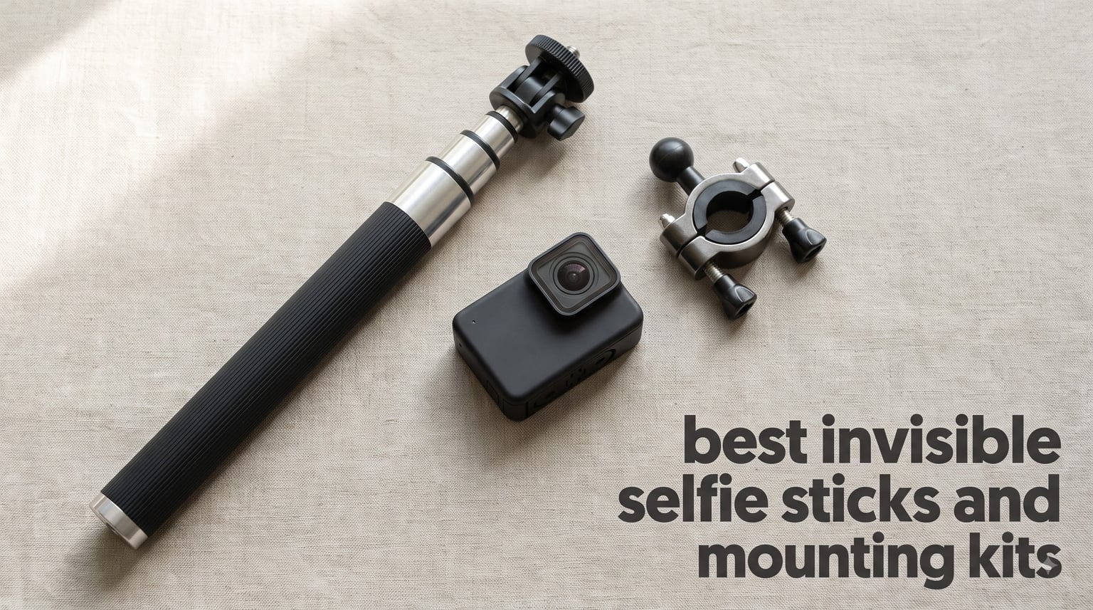 best invisible selfie sticks and mounting kits