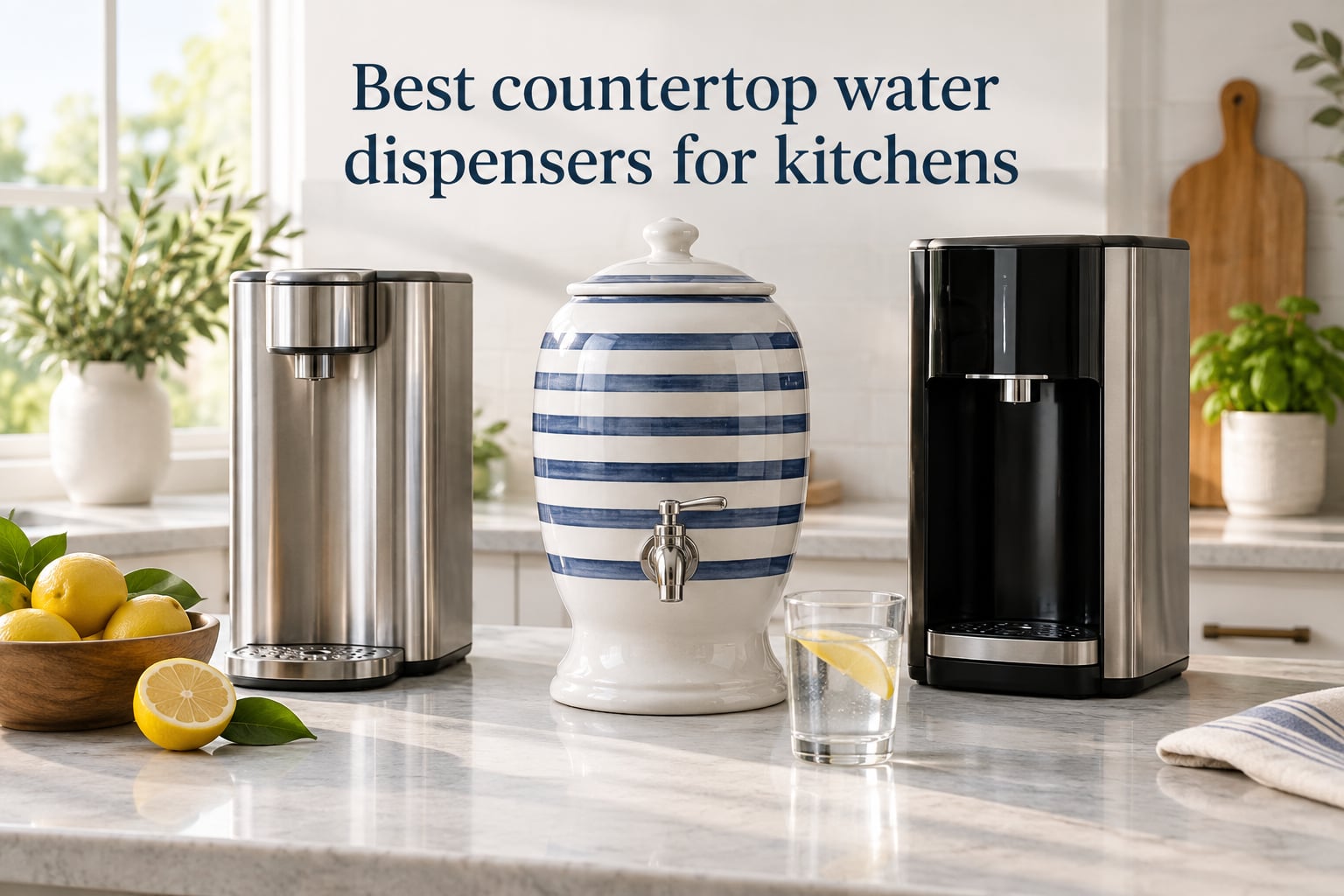 Best countertop water dispensers for kitchens
