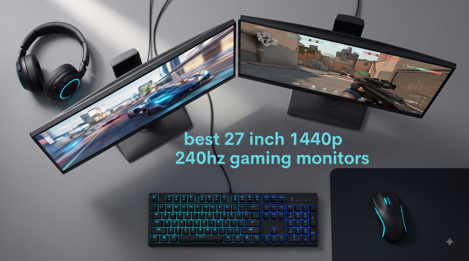 best 27 inch 1440p 240hz gaming monitors