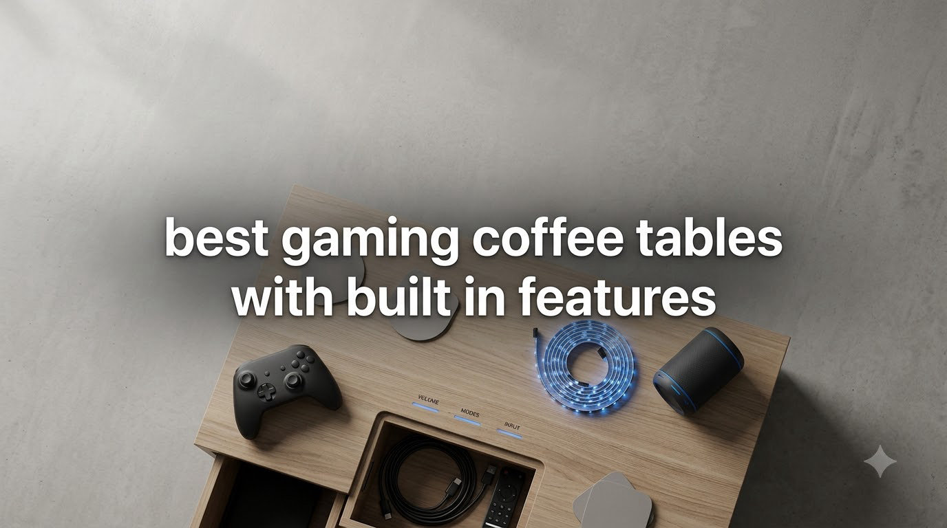 best gaming coffee tables with built in features