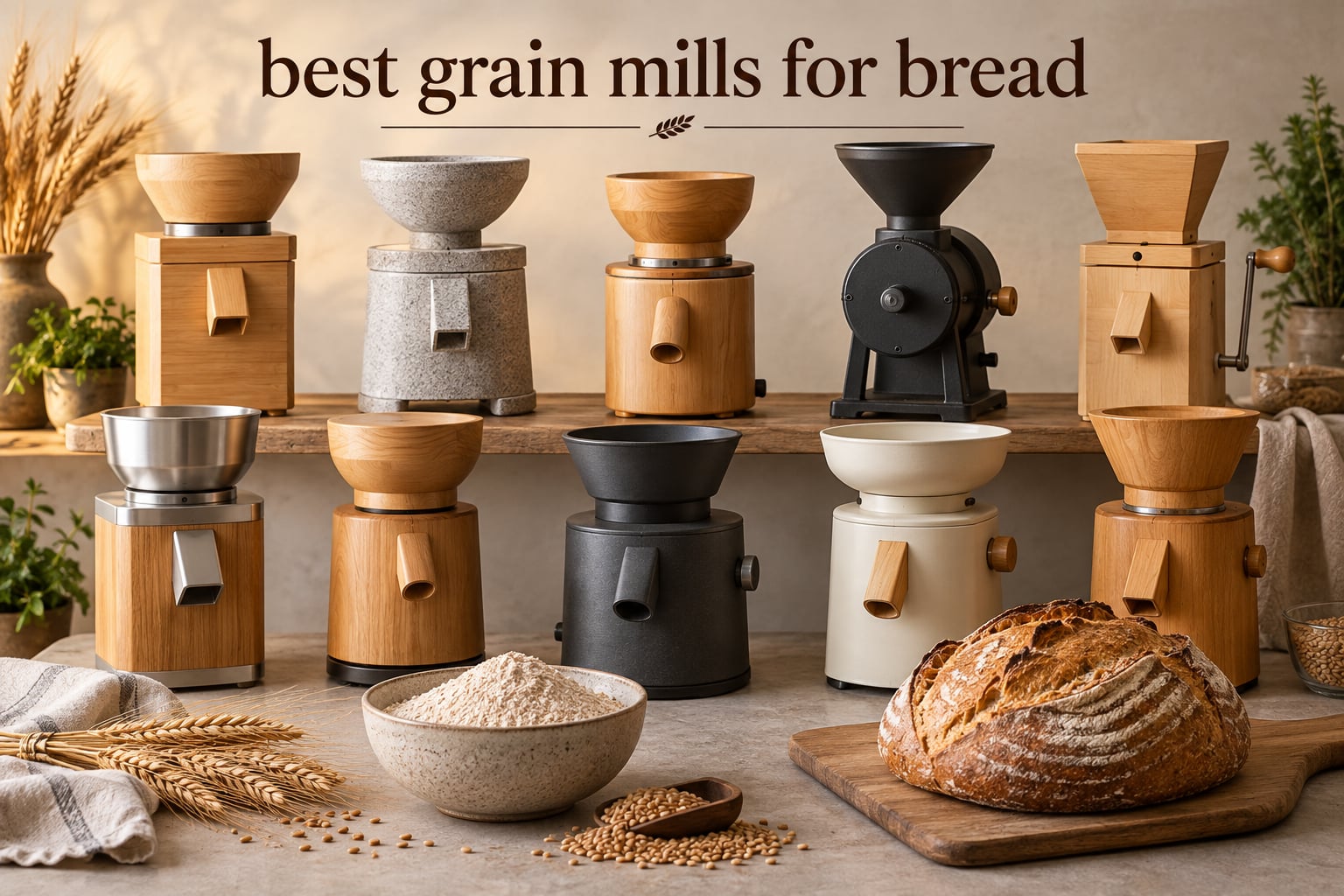 best grain mills for bread