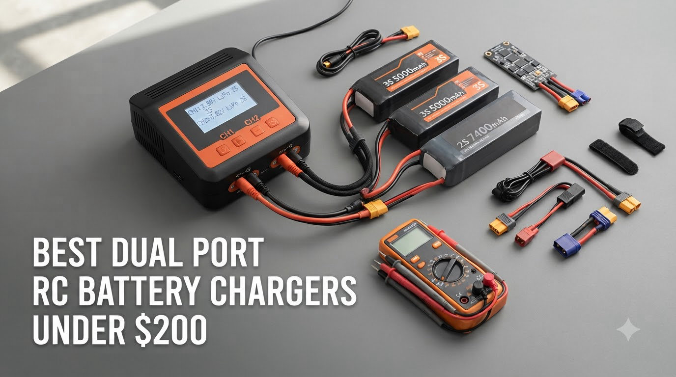 best dual port rc battery chargers under $200