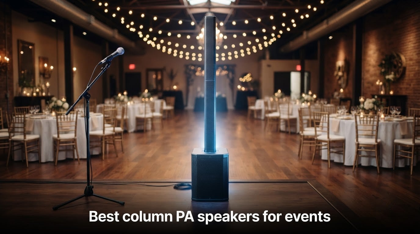 Best column PA speakers for events