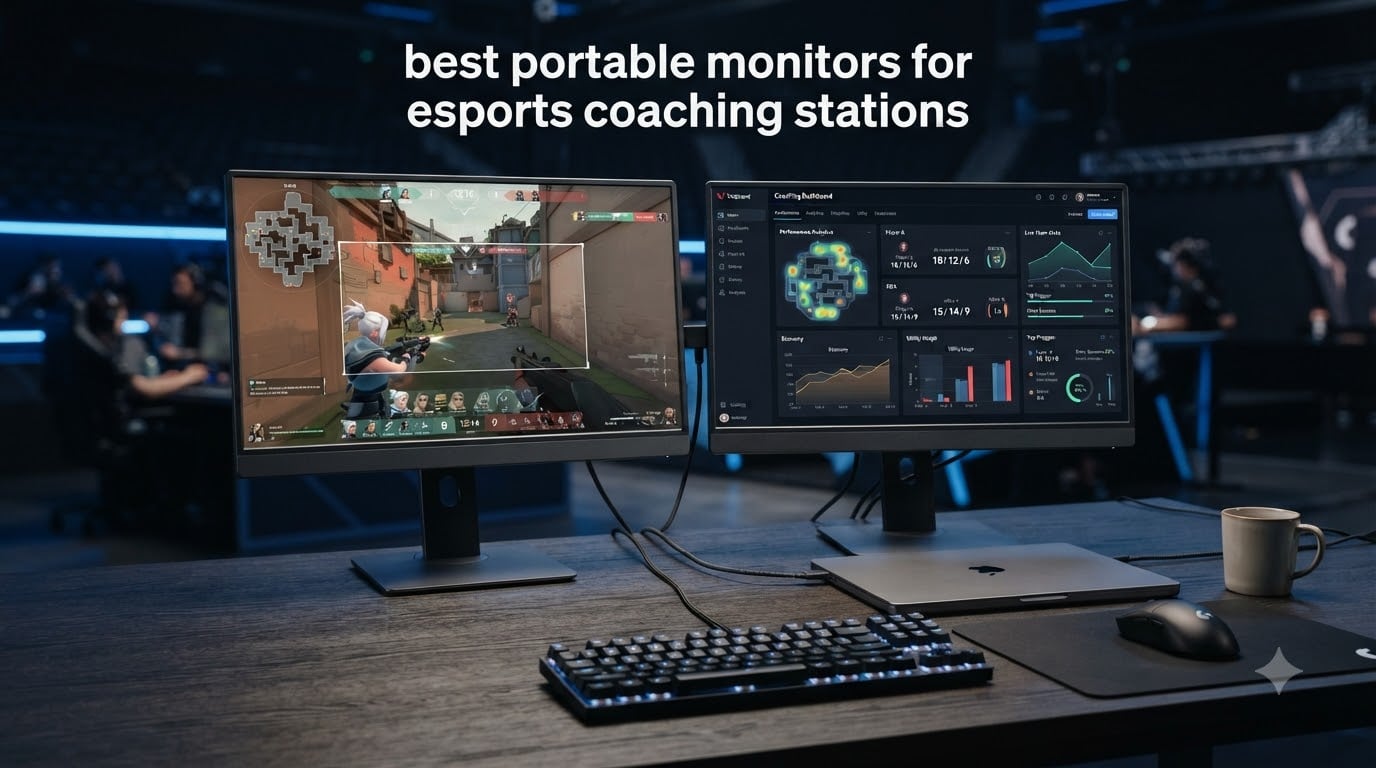 best portable monitors for esports coaching stations