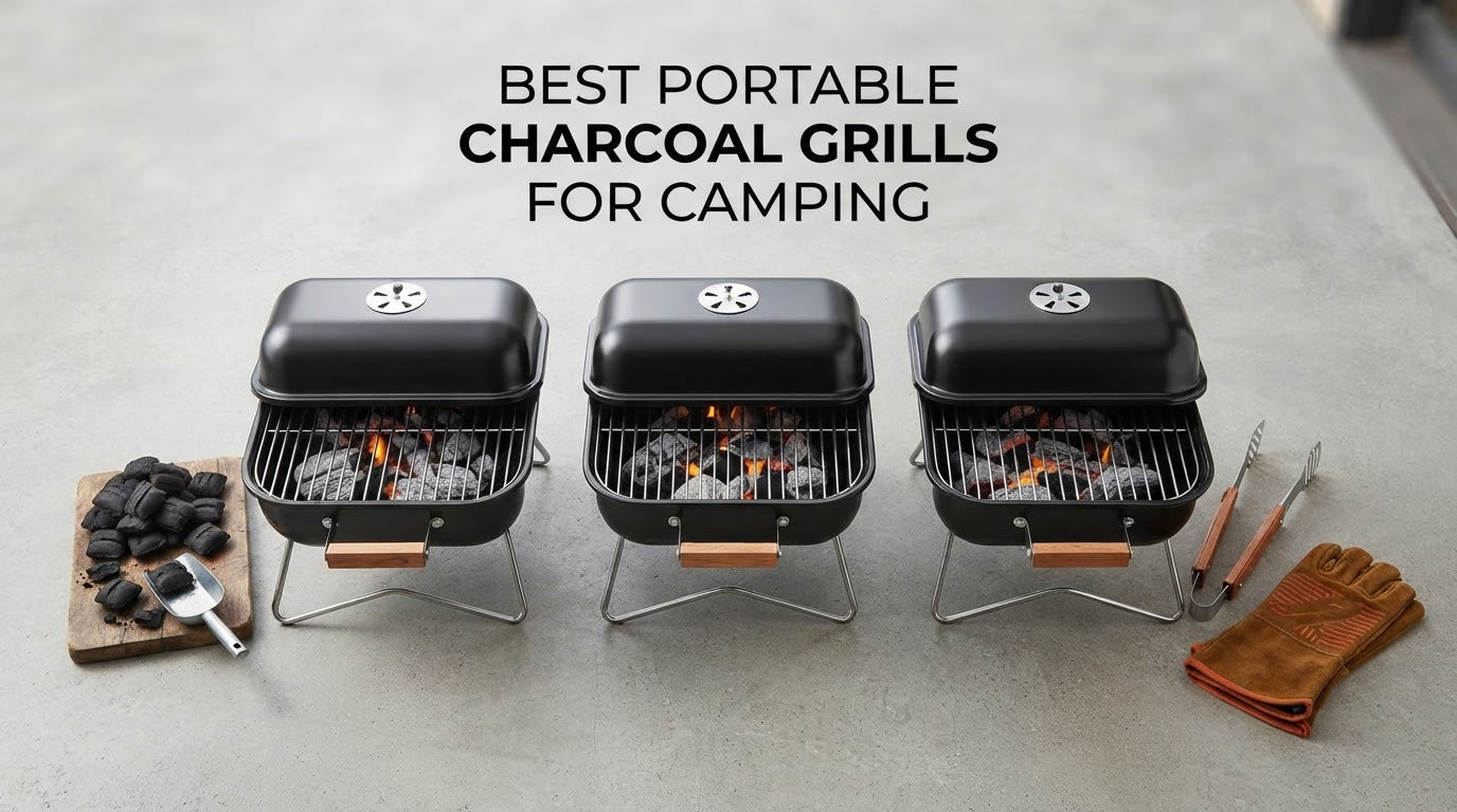 best portable charcoal grills for camping
