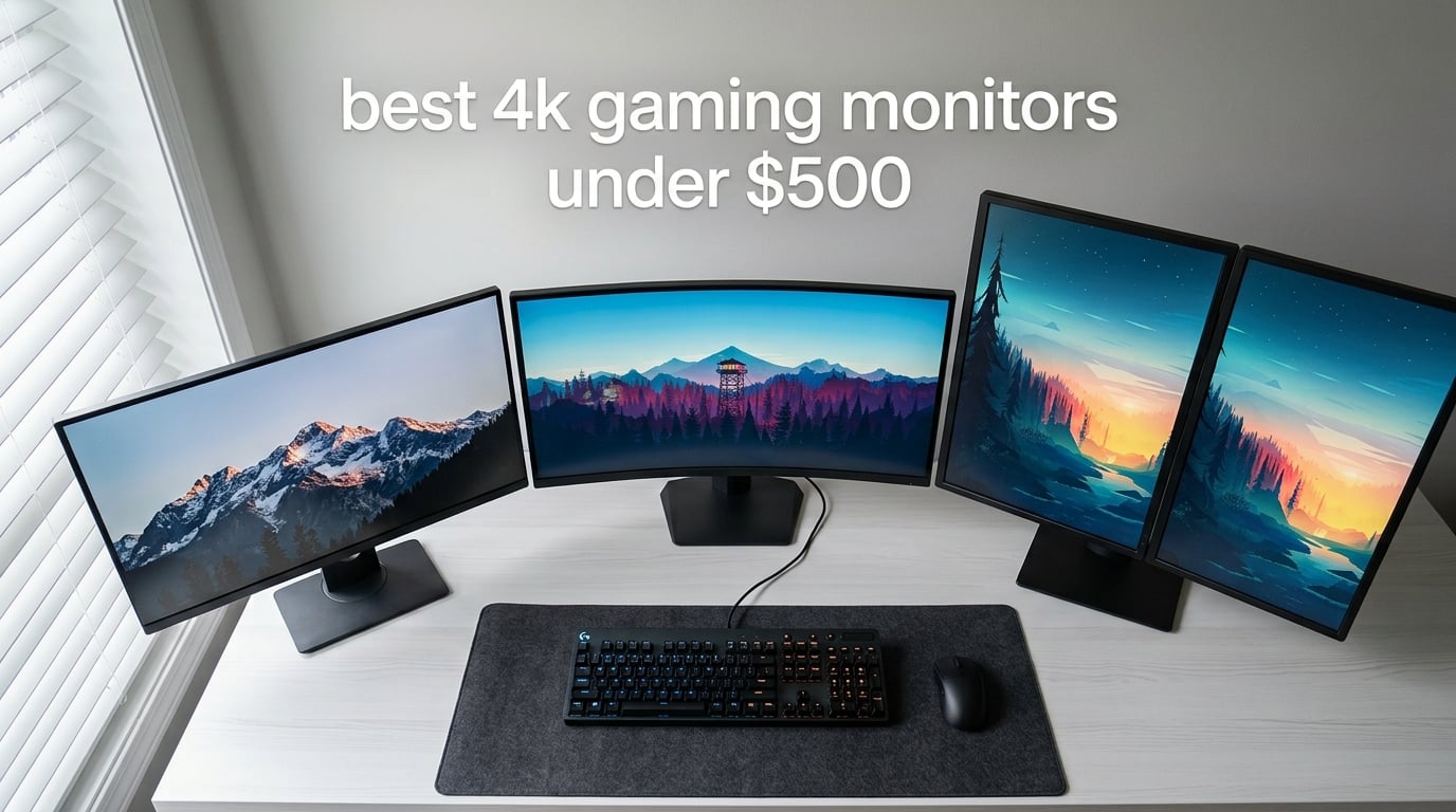 best 4k gaming monitors under $500