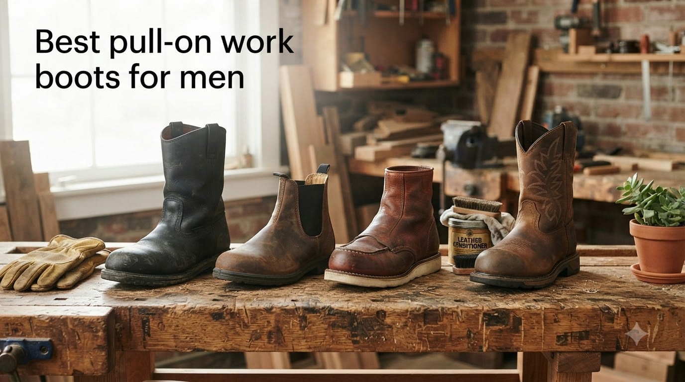 Best pull-on work boots for men