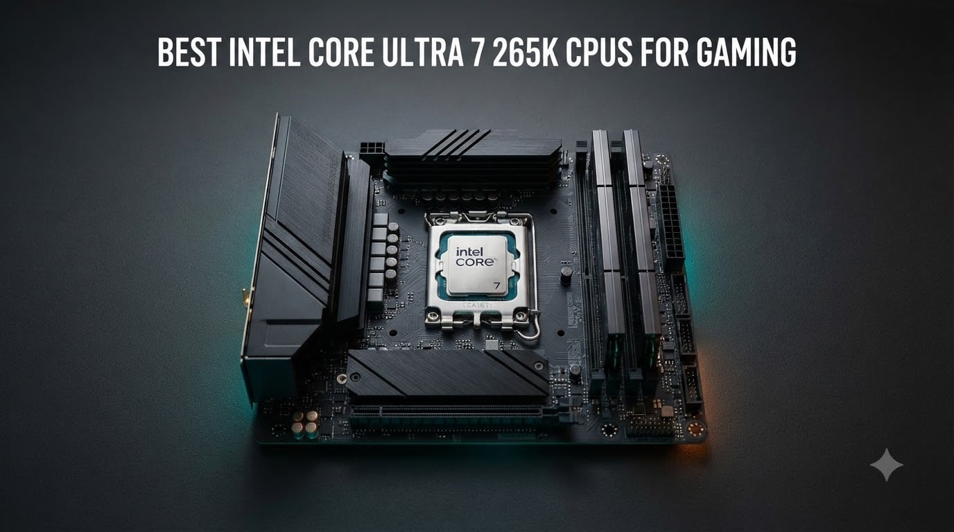best intel core ultra 7 265k cpus for gaming