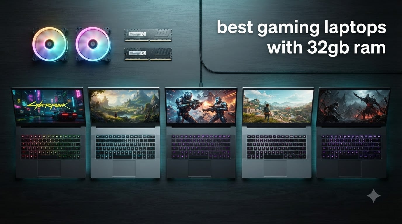 best gaming laptops with 32gb ram