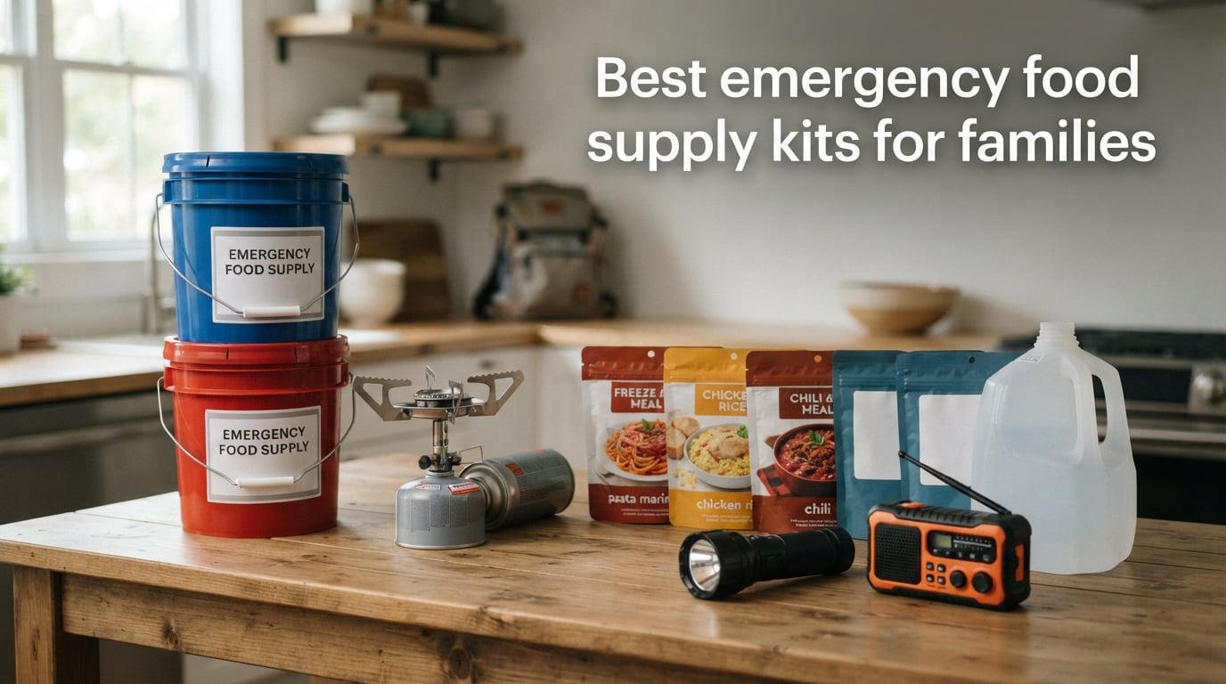 Best emergency food supply kits for families