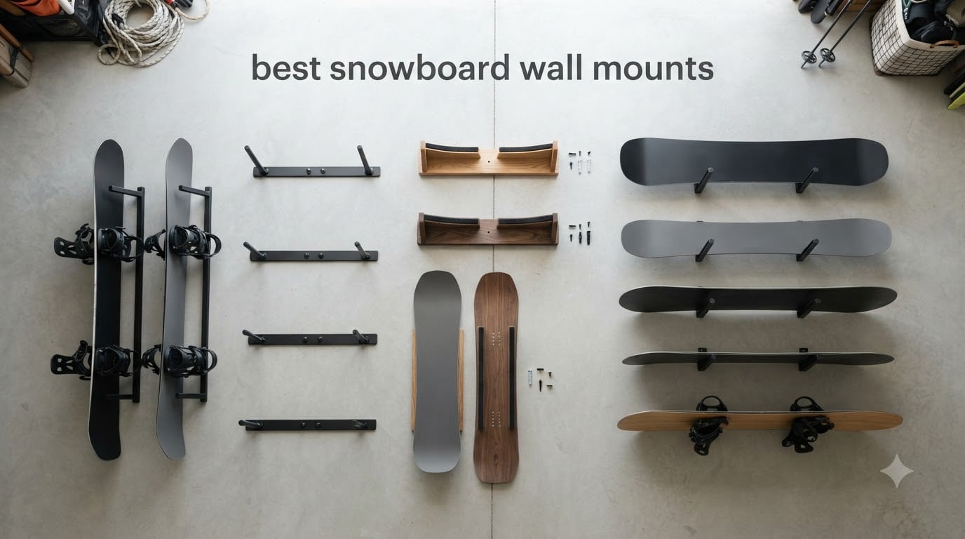 best snowboard wall mounts