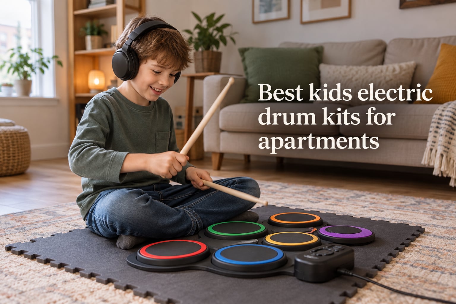 Best kids electric drum kits for apartments