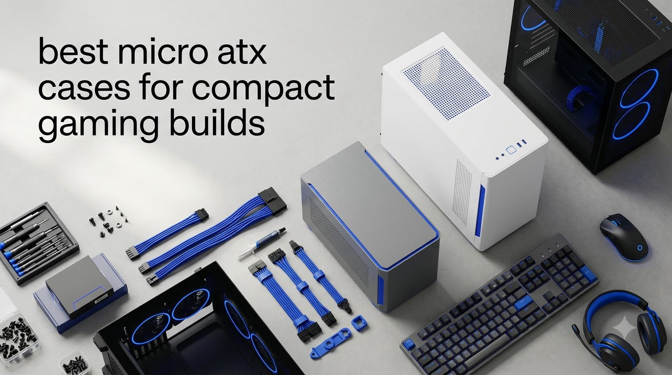 best micro atx cases for compact gaming builds