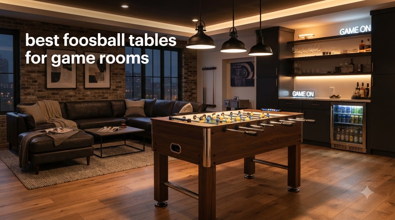 best foosball tables for game rooms