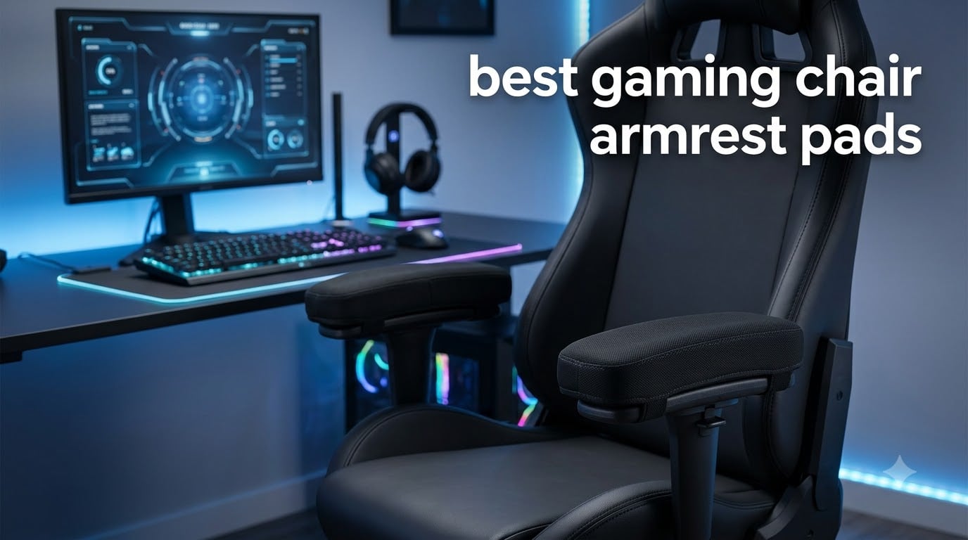 best gaming chair armrest pads