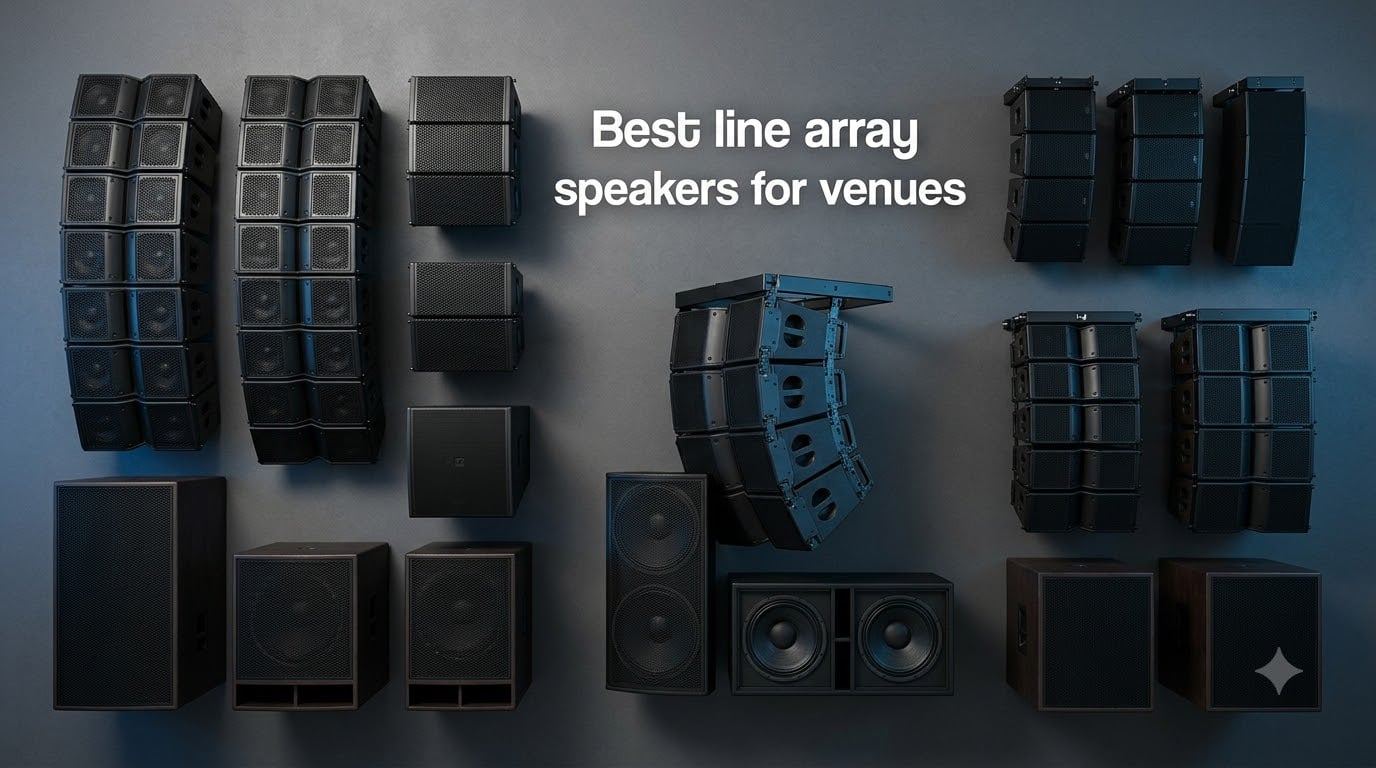 Best line array speakers for venues