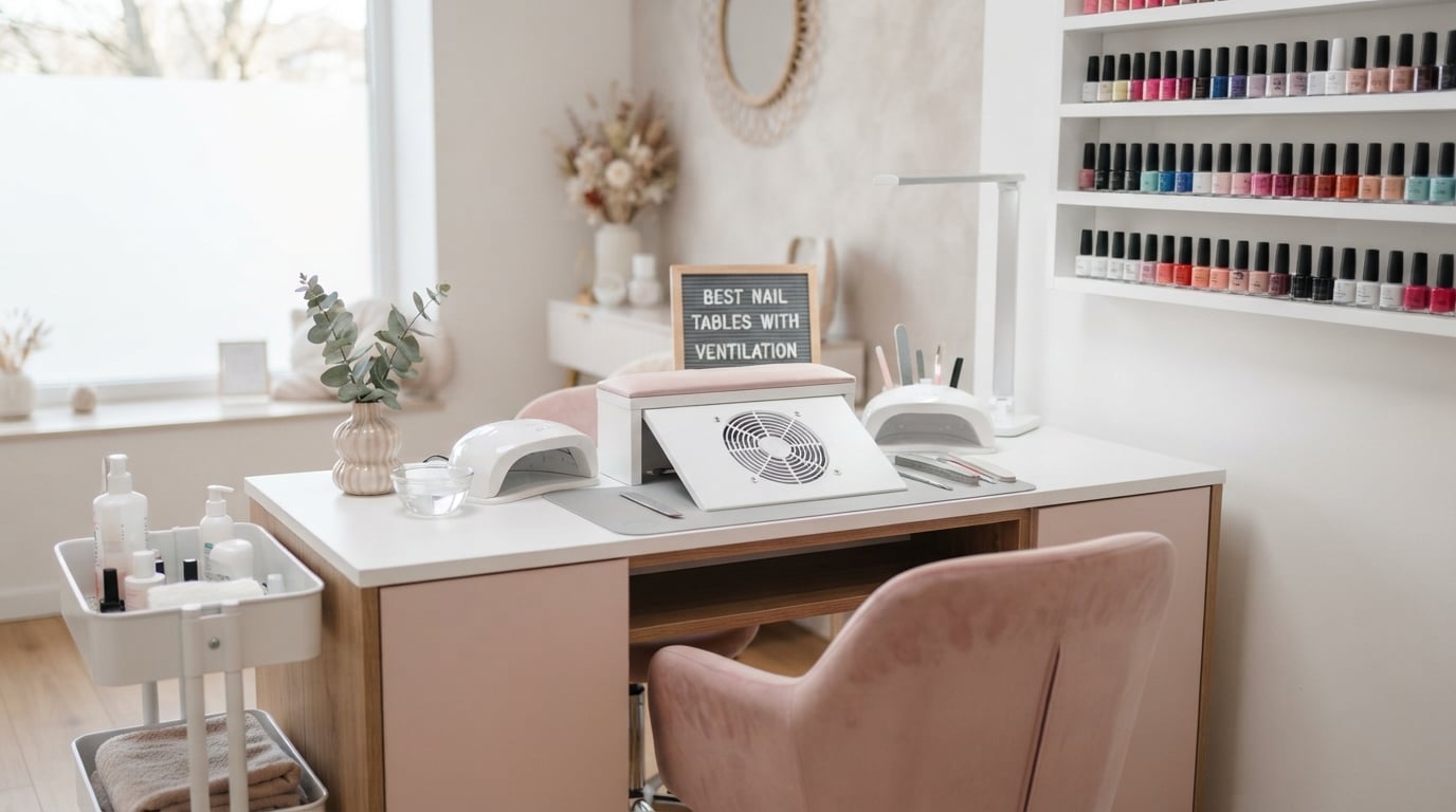 best nail tables with ventilation