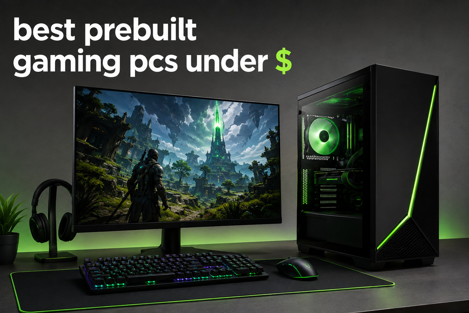 best prebuilt gaming pcs under $