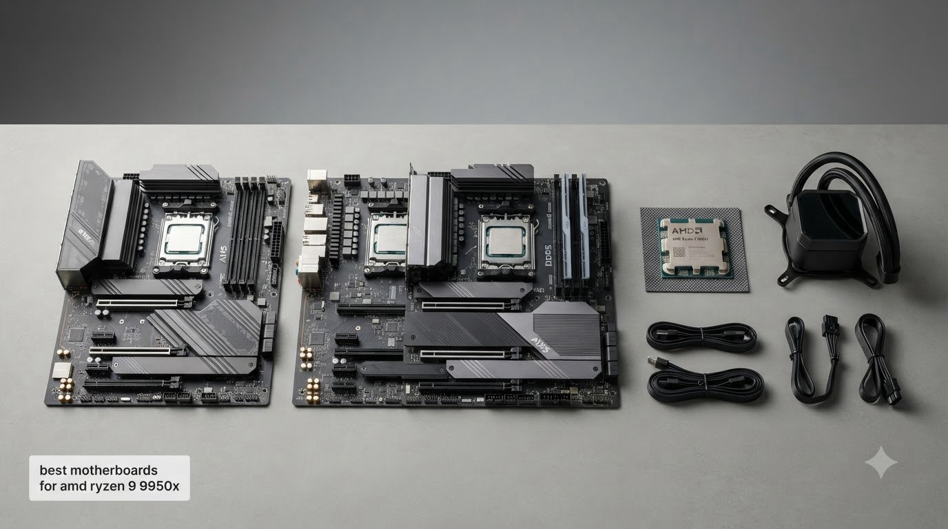 best motherboards for amd ryzen 9 9950x