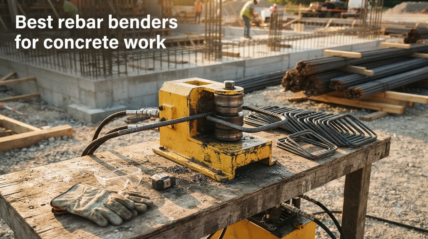 Best rebar benders for concrete work