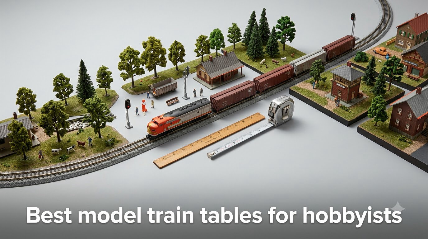 Best model train tables for hobbyists