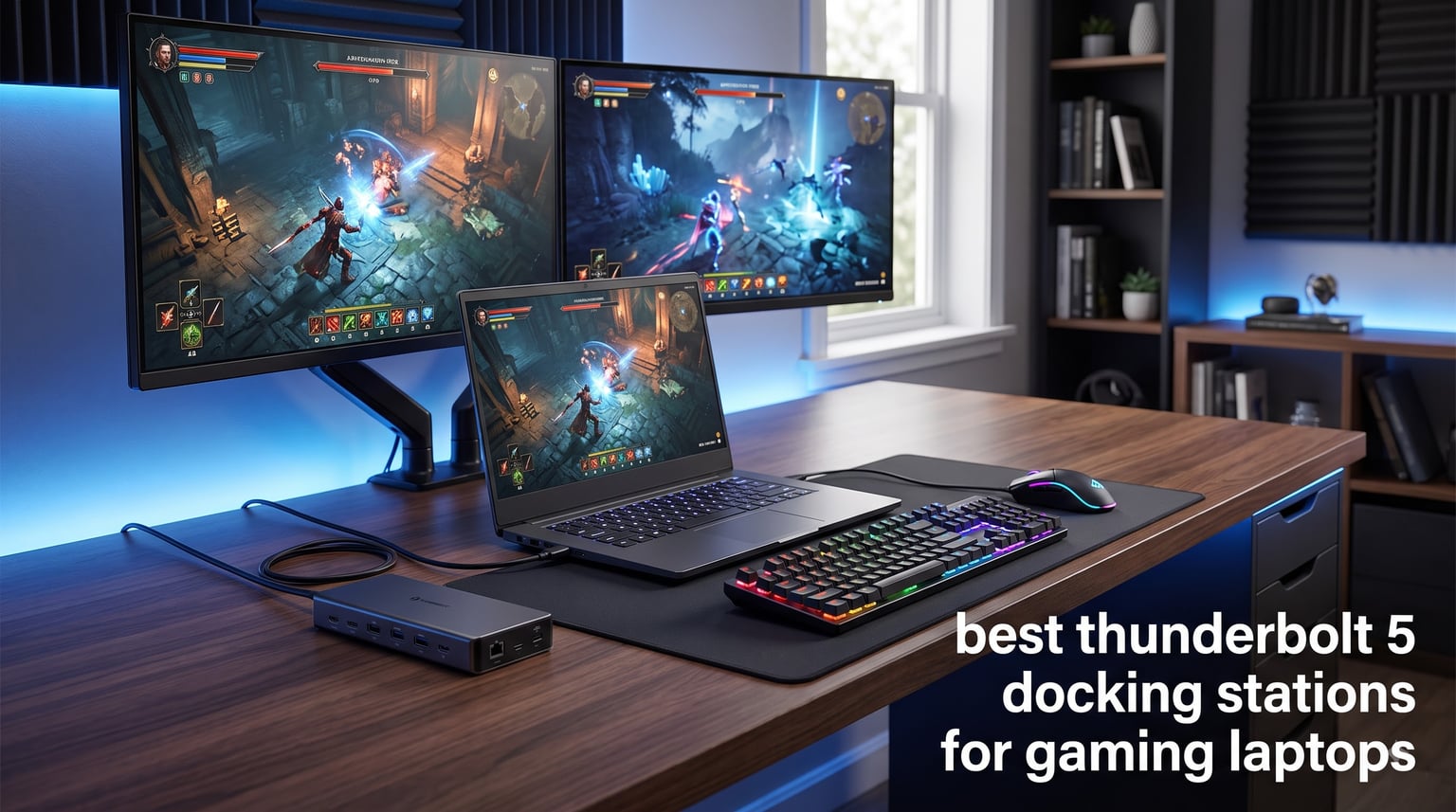 best thunderbolt 5 docking stations for gaming laptops