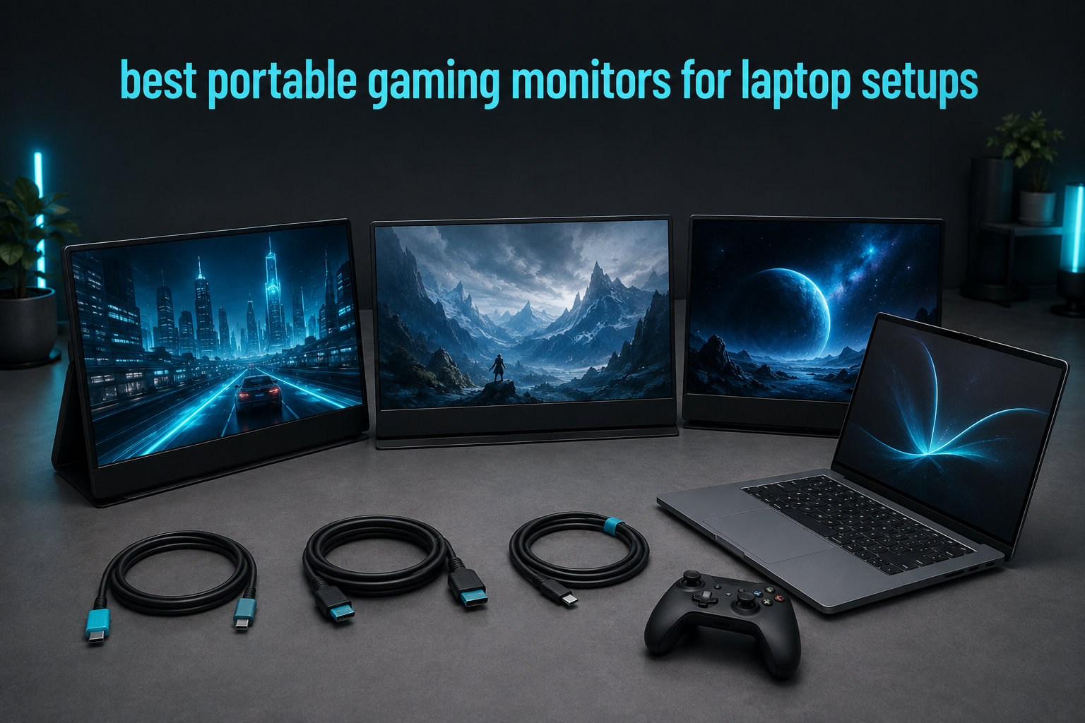 best portable gaming monitors for laptop setups
